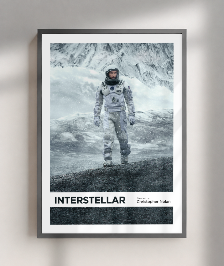 Quadro Decorativo Interstellar Minimalist Editorial Art