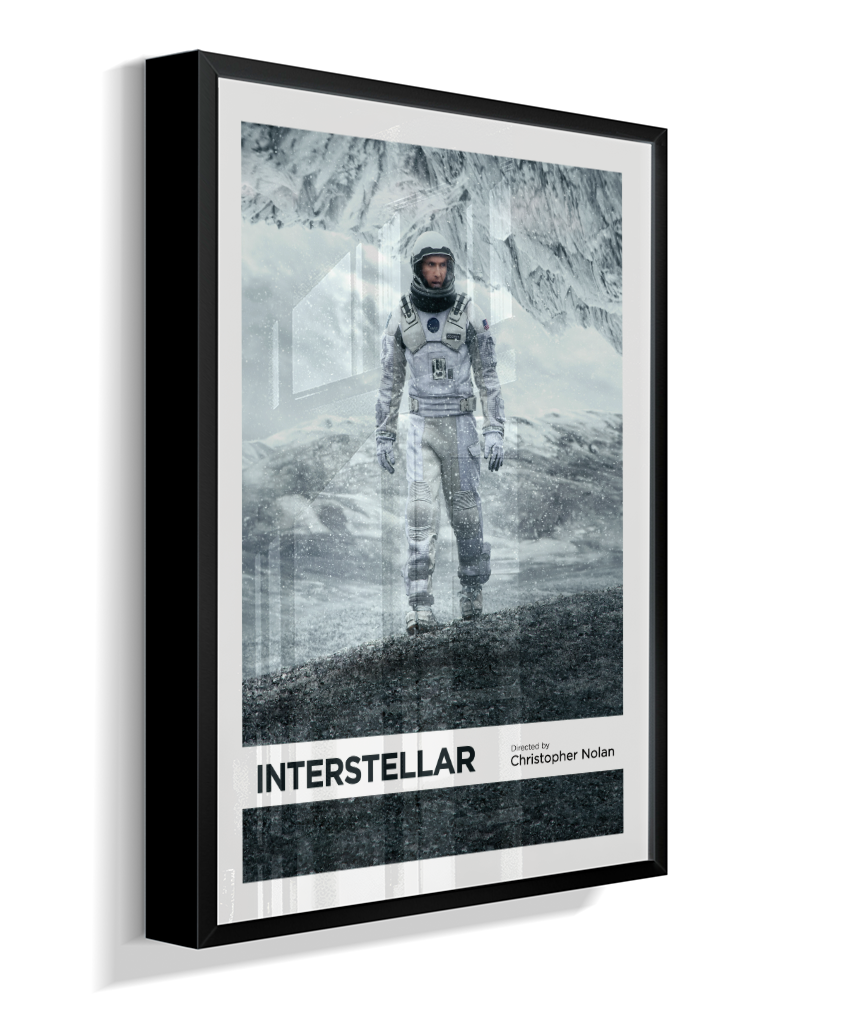 Quadro Decorativo Interstellar Minimalist Editorial Art