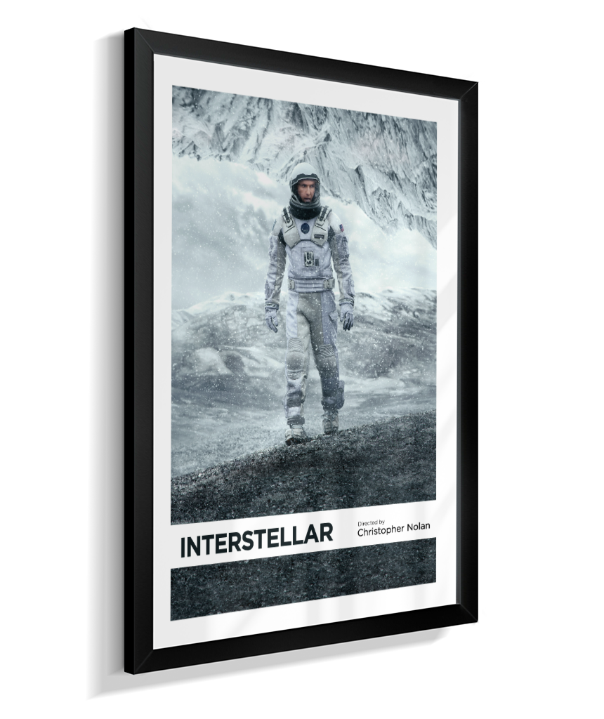 Quadro Decorativo Interstellar Minimalist Editorial Art