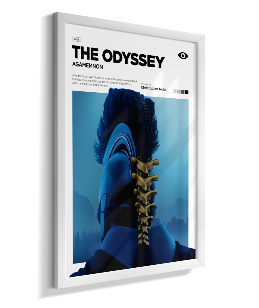 Quadro Decorativo The Odyssey Agamemnon - Poster Minimalista Cinema