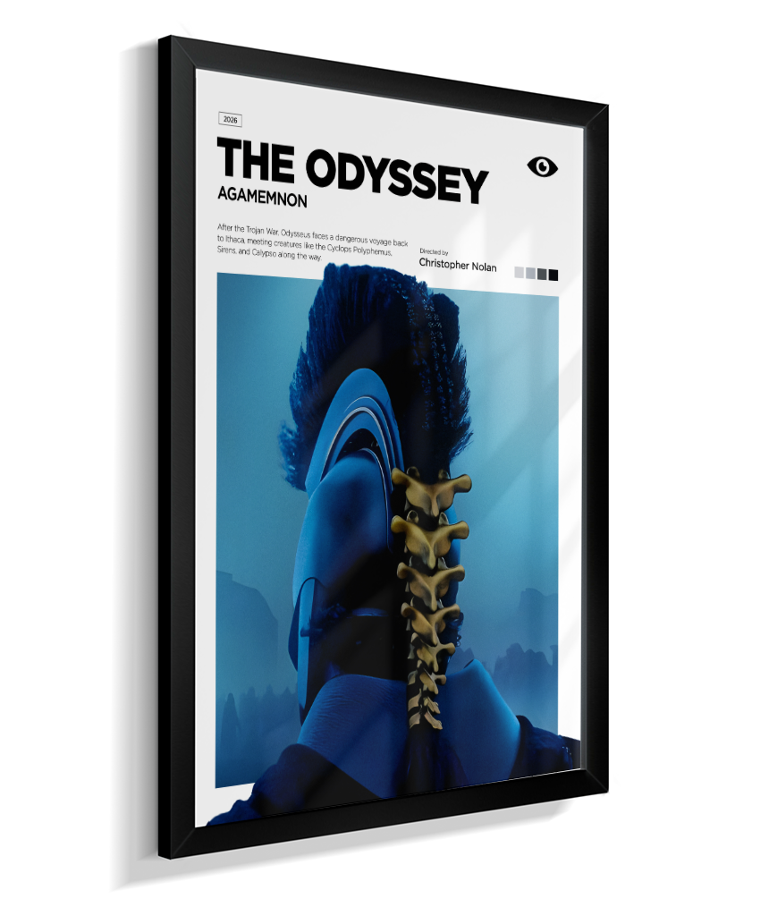 Quadro Decorativo The Odyssey Agamemnon - Poster Minimalista Cinema