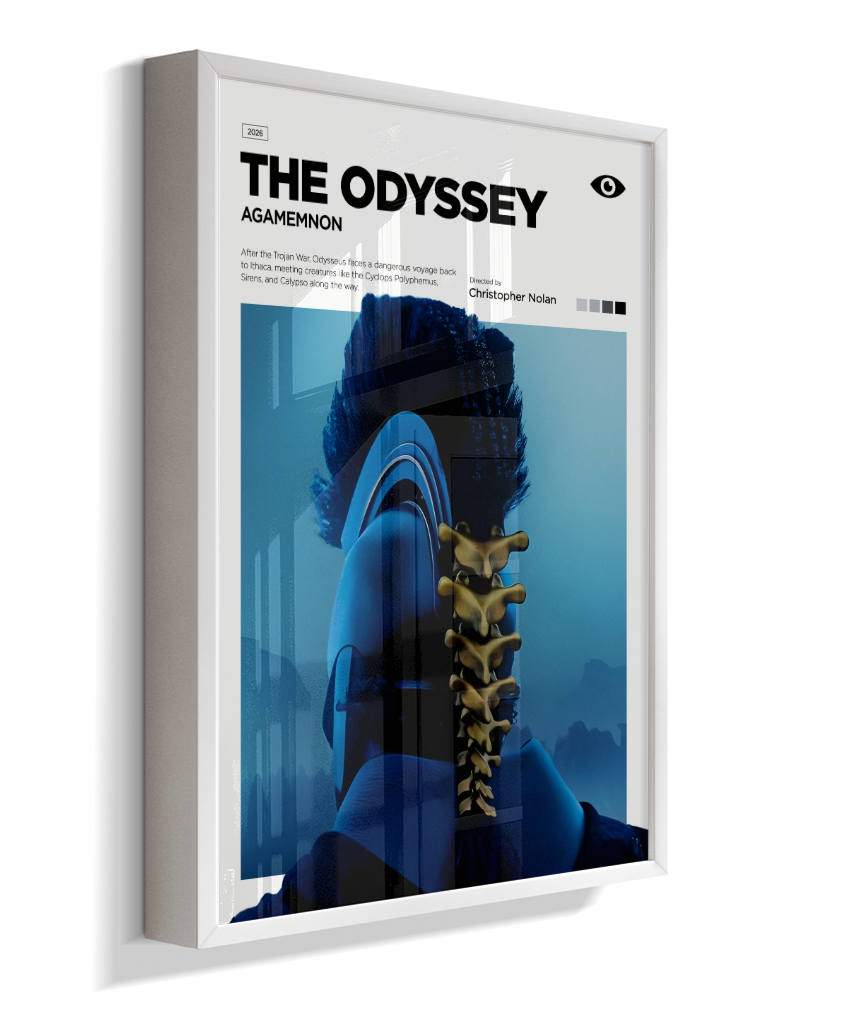 Quadro Decorativo The Odyssey Agamemnon - Poster Minimalista Cinema