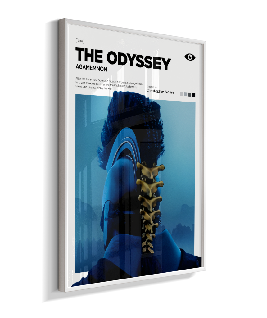 Quadro Decorativo The Odyssey Agamemnon - Poster Minimalista Cinema