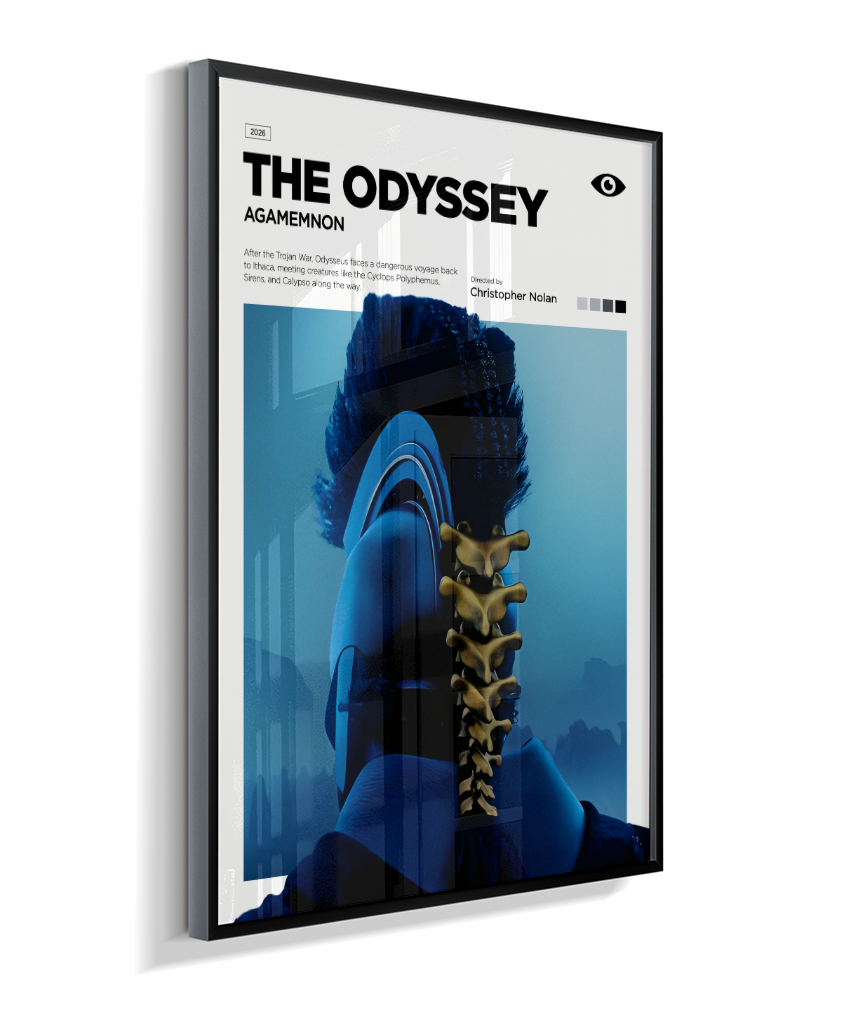 Quadro Decorativo The Odyssey Agamemnon - Poster Minimalista Cinema