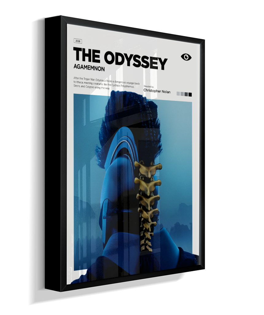 Quadro Decorativo The Odyssey Agamemnon - Poster Minimalista Cinema