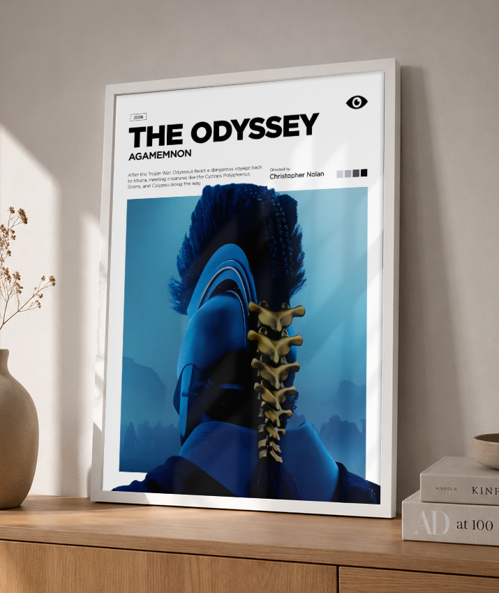 Quadro Decorativo The Odyssey Agamemnon - Poster Minimalista Cinema