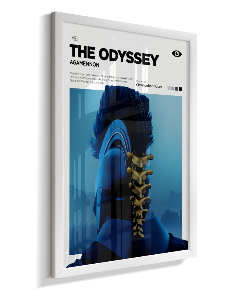 Quadro Decorativo The Odyssey Agamemnon - Poster Minimalista Cinema