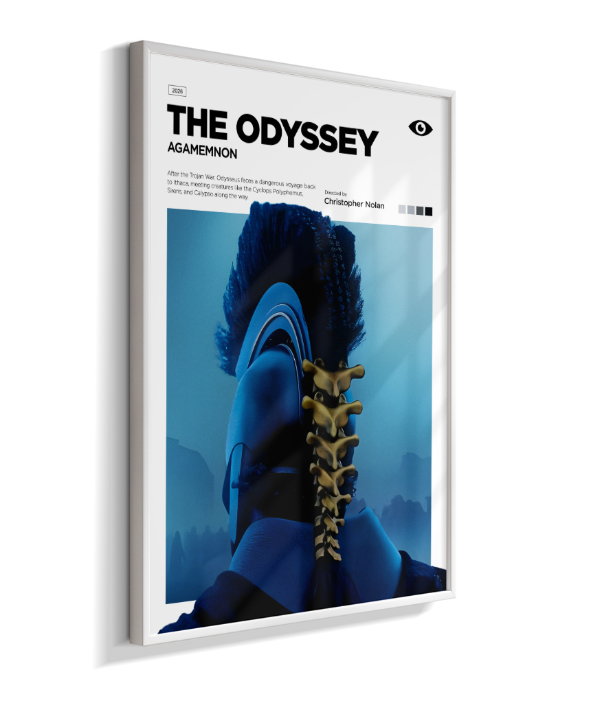 Quadro Decorativo The Odyssey Agamemnon - Poster Minimalista Cinema
