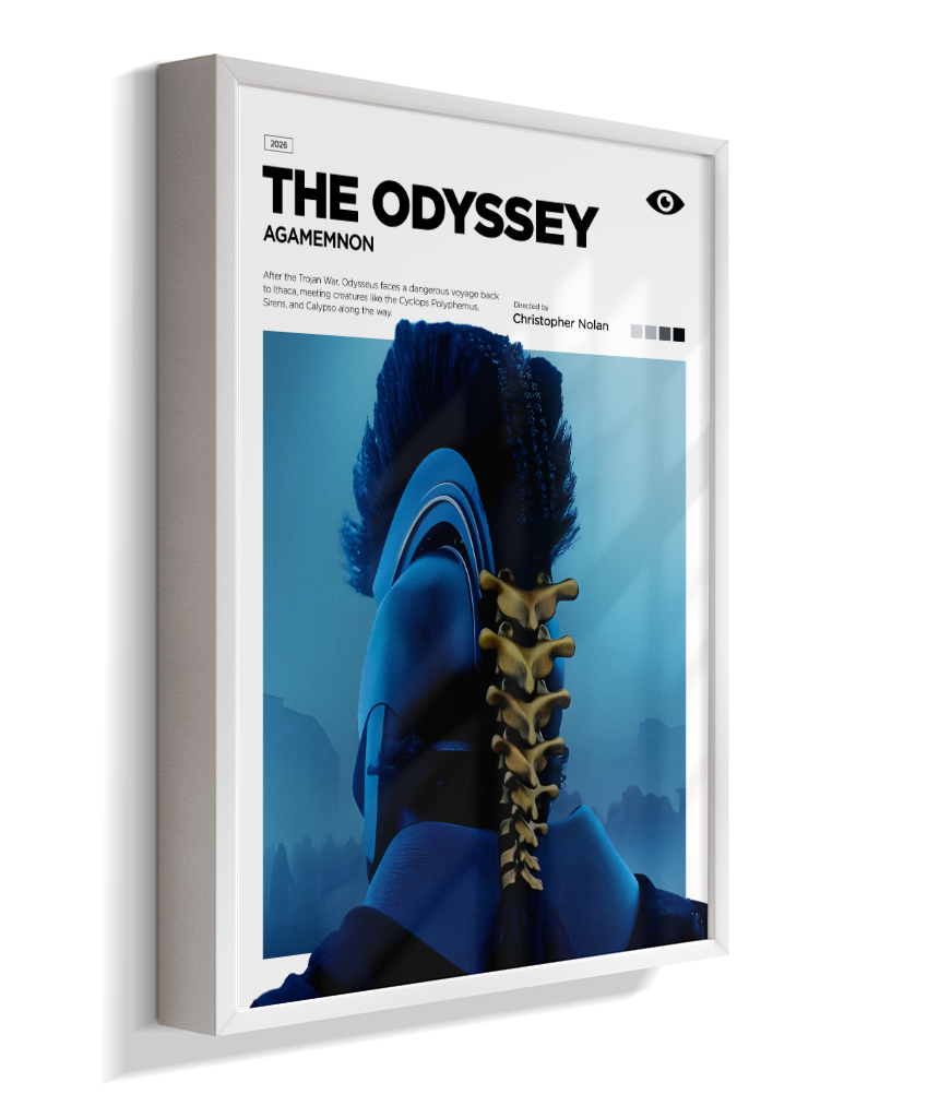 Quadro Decorativo The Odyssey Agamemnon - Poster Minimalista Cinema