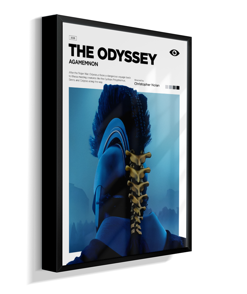 Quadro Decorativo The Odyssey Agamemnon - Poster Minimalista Cinema
