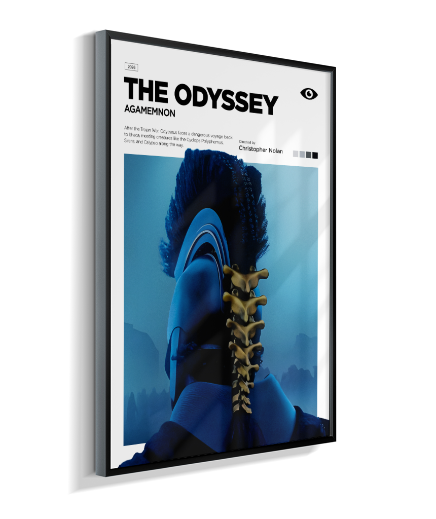Quadro Decorativo The Odyssey Agamemnon - Poster Minimalista Cinema
