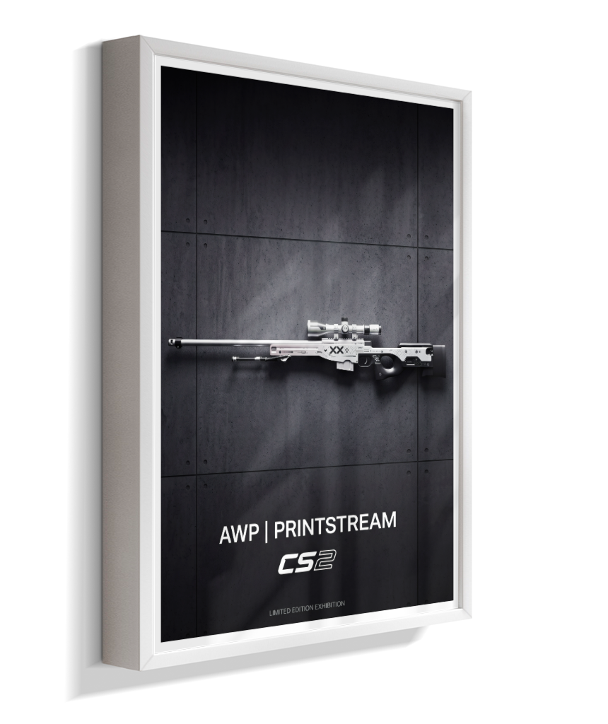 Quadro Decorativo CS2 AWP Printstream Exhibition Poster