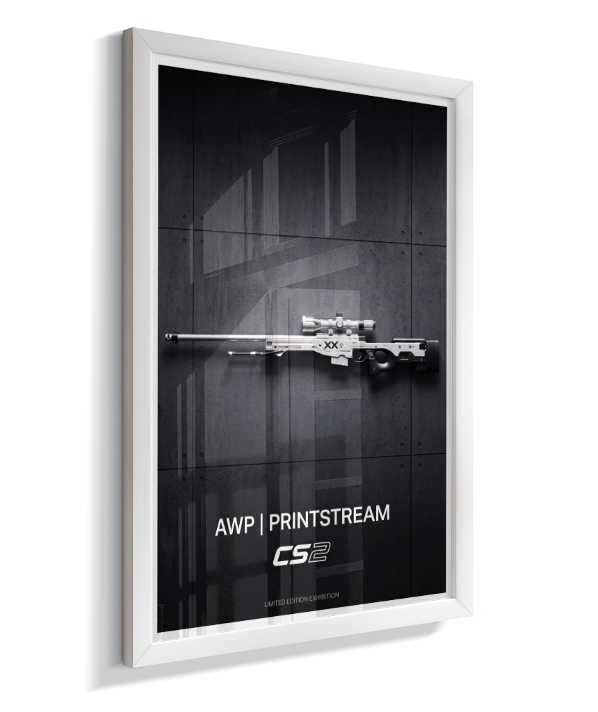 Quadro Decorativo CS2 AWP Printstream Exhibition Poster