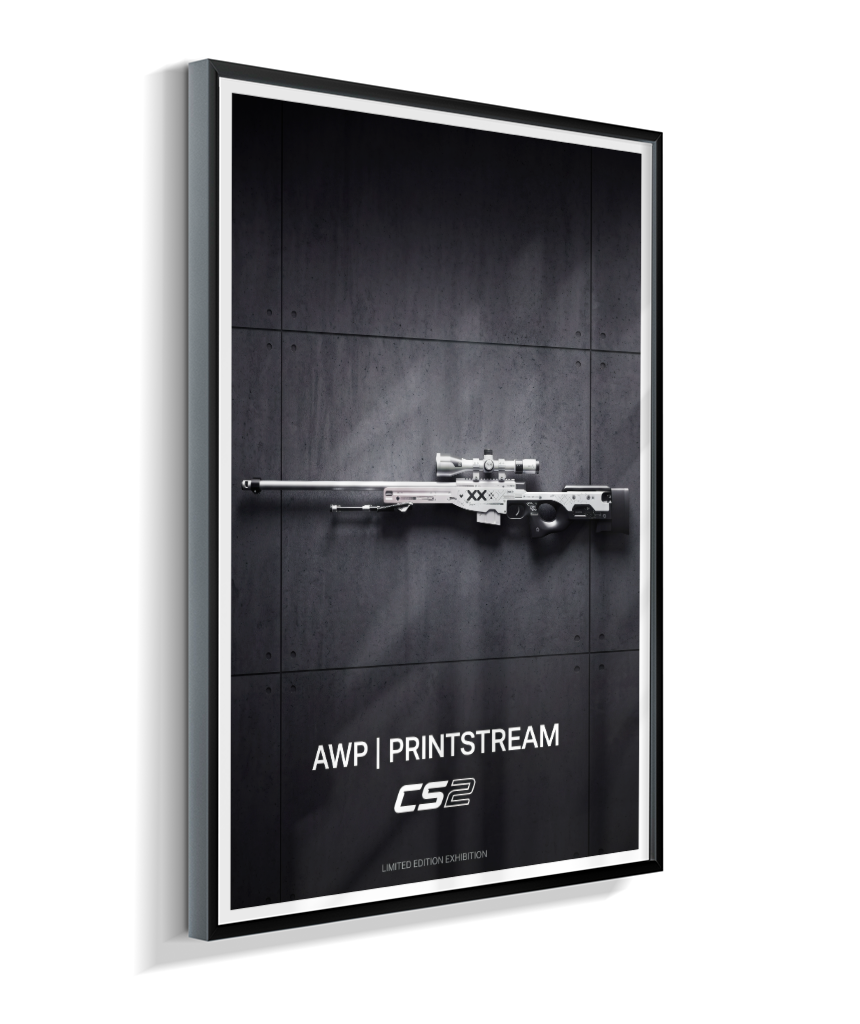 Quadro Decorativo CS2 AWP Printstream Exhibition Poster