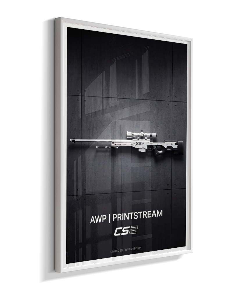 Quadro Decorativo CS2 AWP Printstream Exhibition Poster
