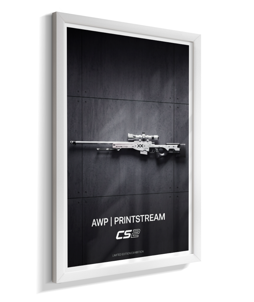 Quadro Decorativo CS2 AWP Printstream Exhibition Poster