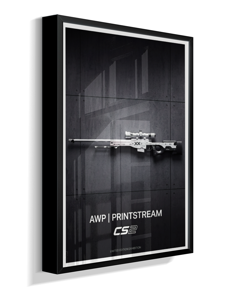 Quadro Decorativo CS2 AWP Printstream Exhibition Poster