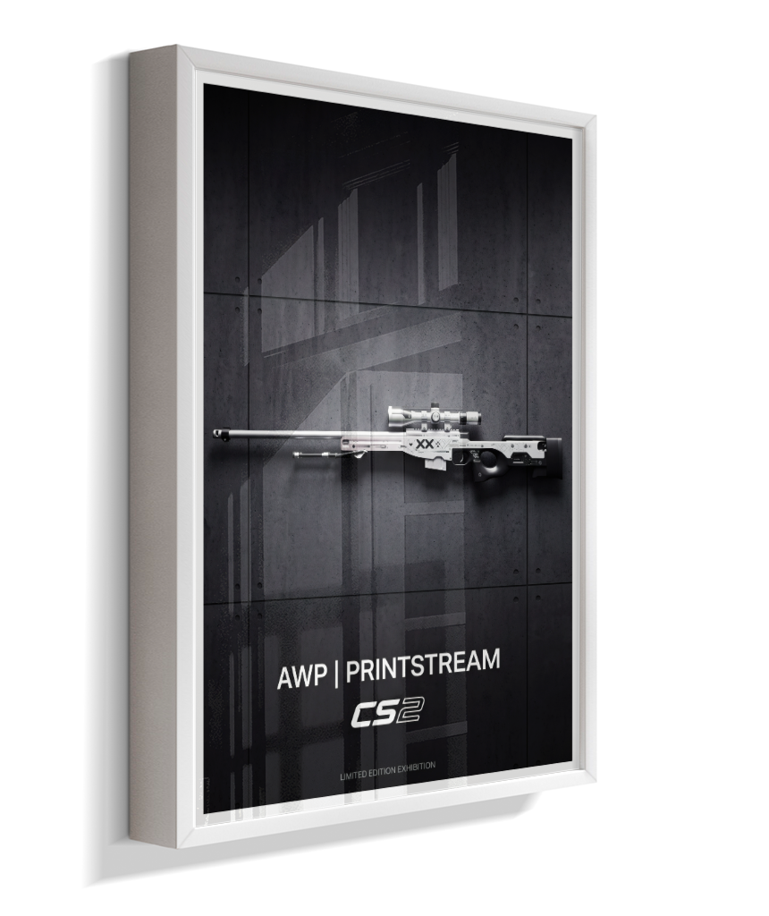Quadro Decorativo CS2 AWP Printstream Exhibition Poster