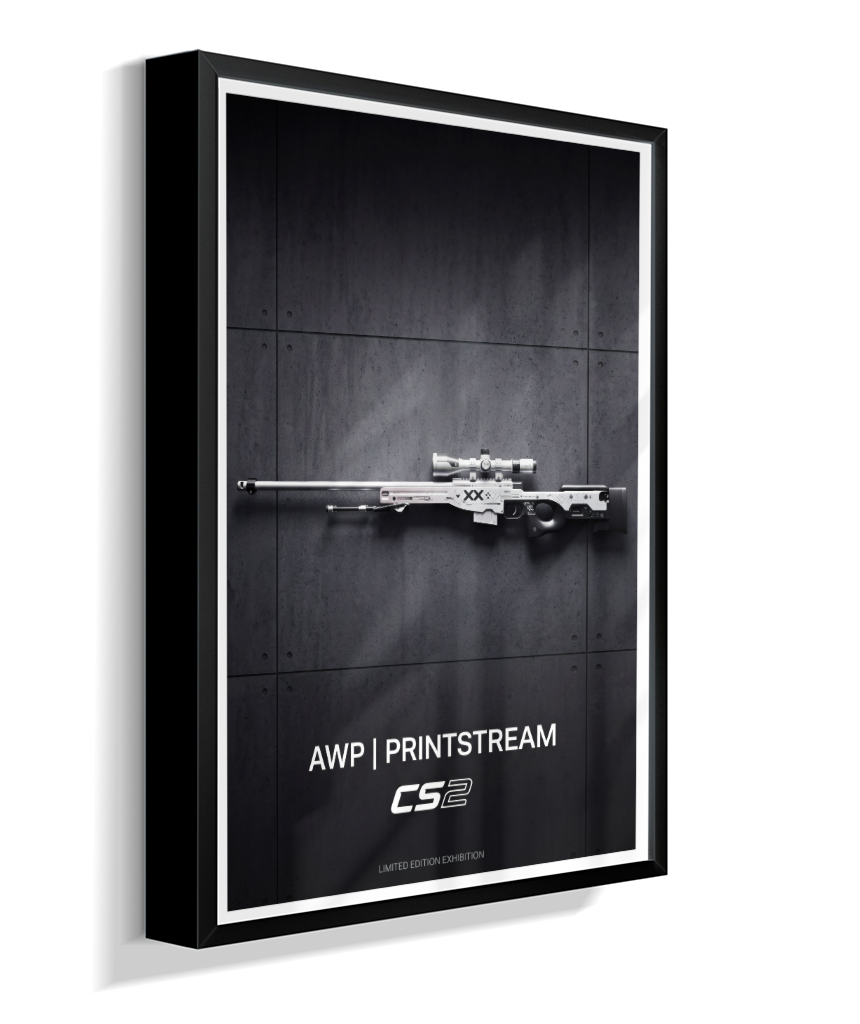 Quadro Decorativo CS2 AWP Printstream Exhibition Poster