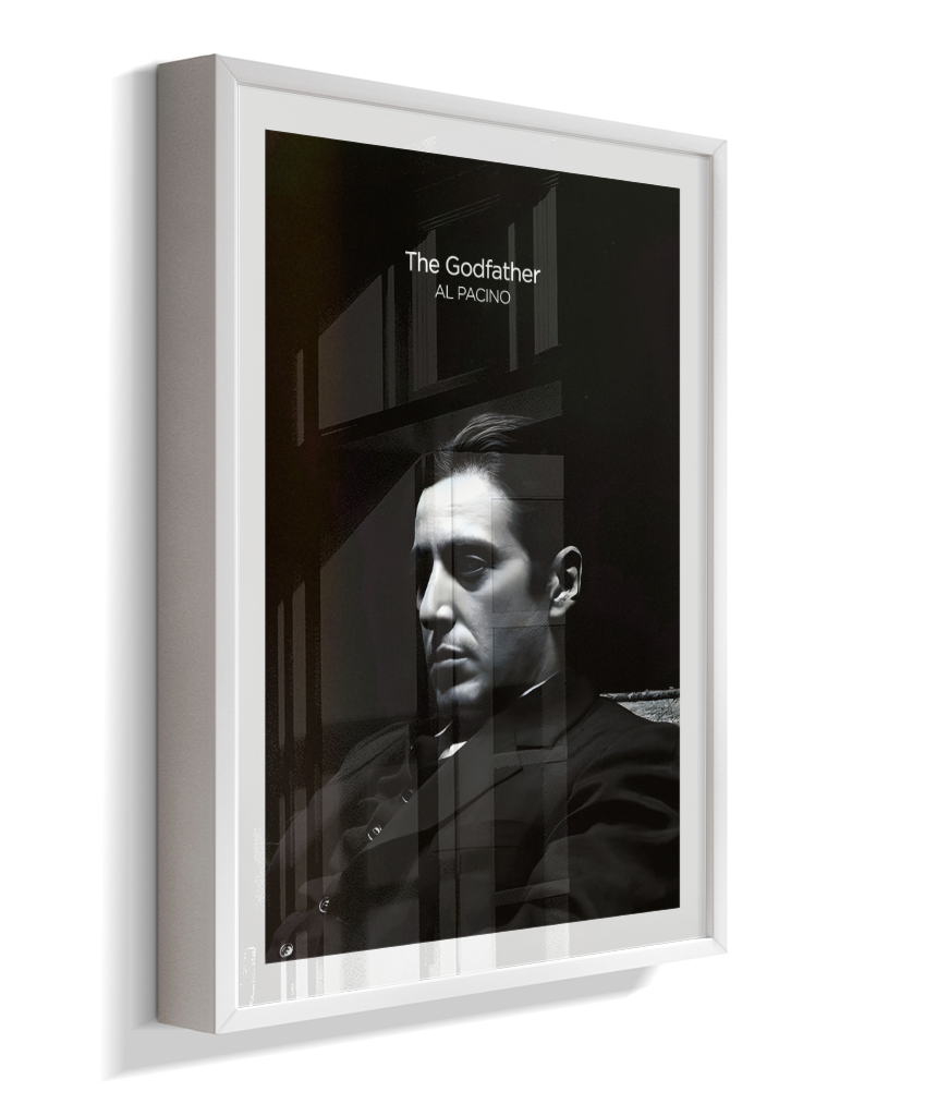 Quadro Minimalista The Godfather - Michael Corleone Portrait