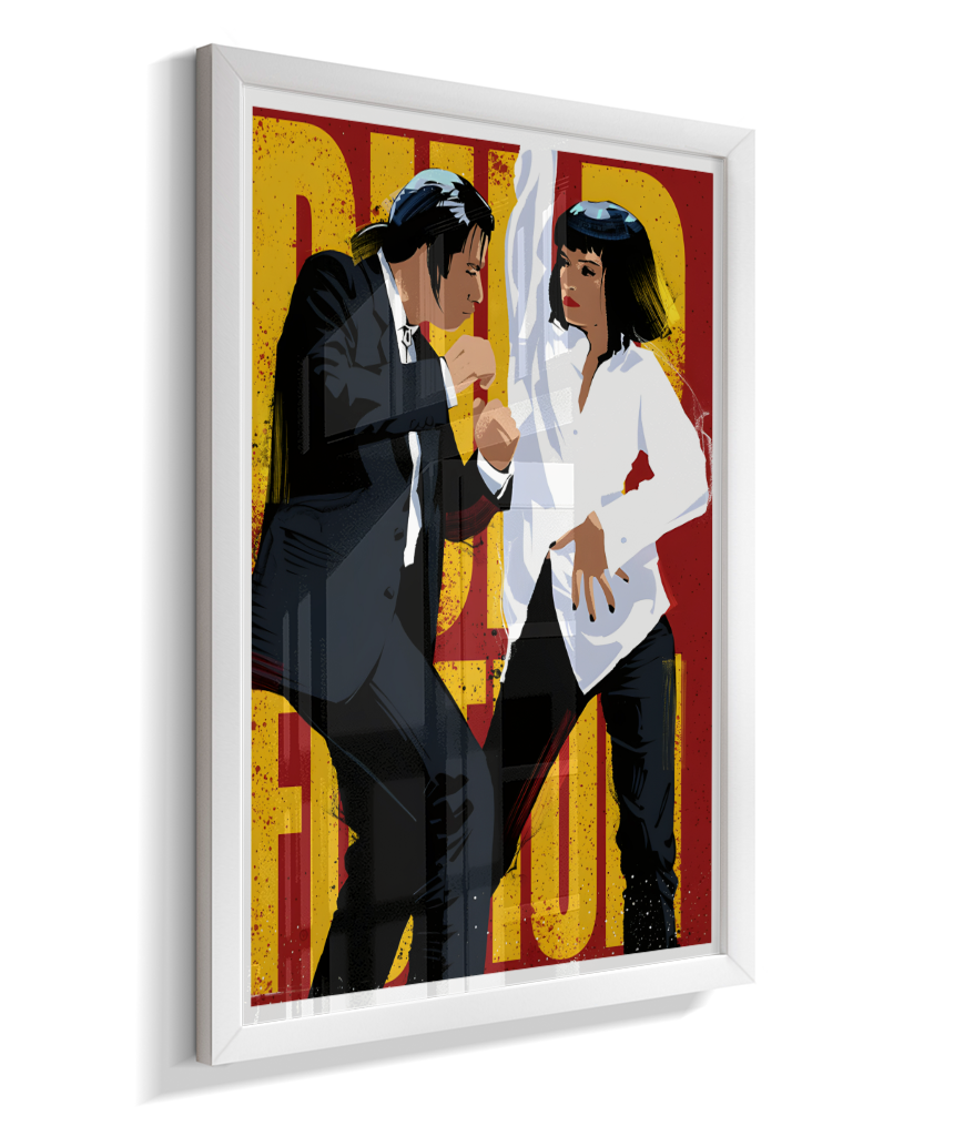 Quadro Decorativo Pulp Fiction Dança Twist