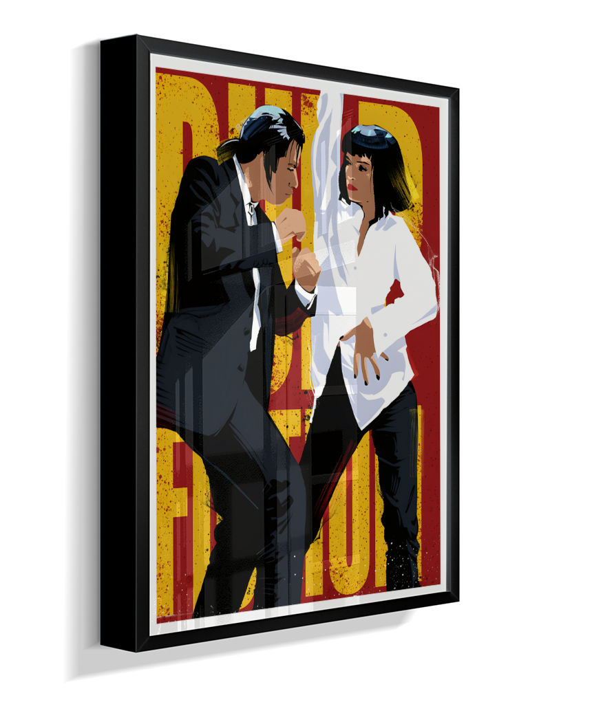 Quadro Decorativo Pulp Fiction Dança Twist