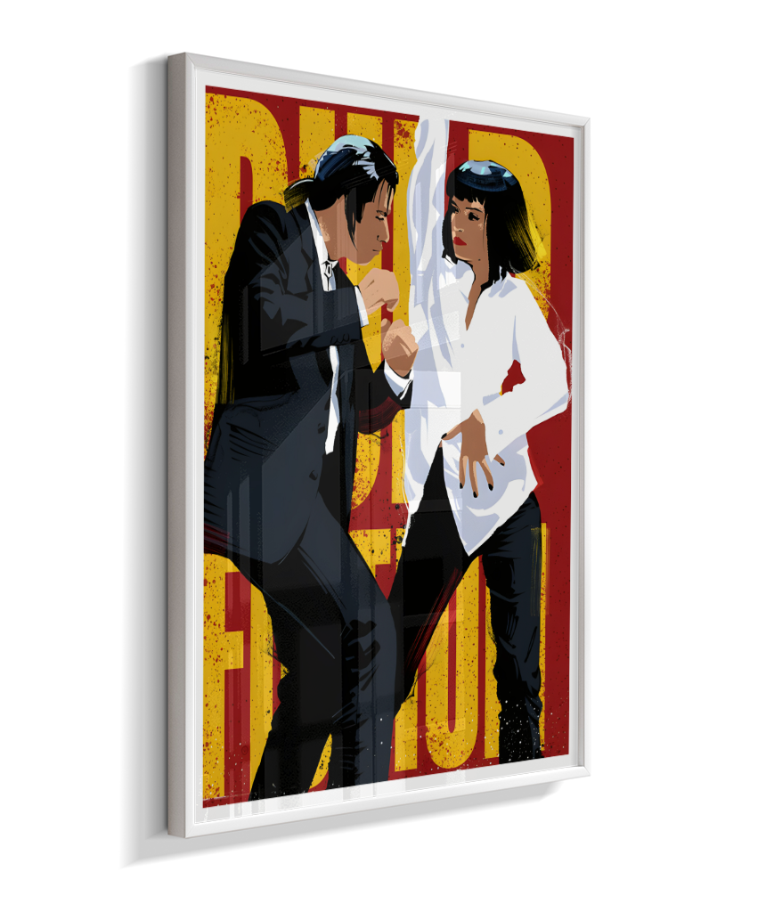 Quadro Decorativo Pulp Fiction Dança Twist