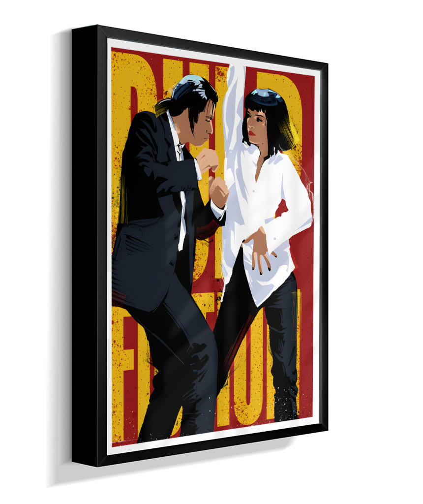 Quadro Decorativo Pulp Fiction Dança Twist