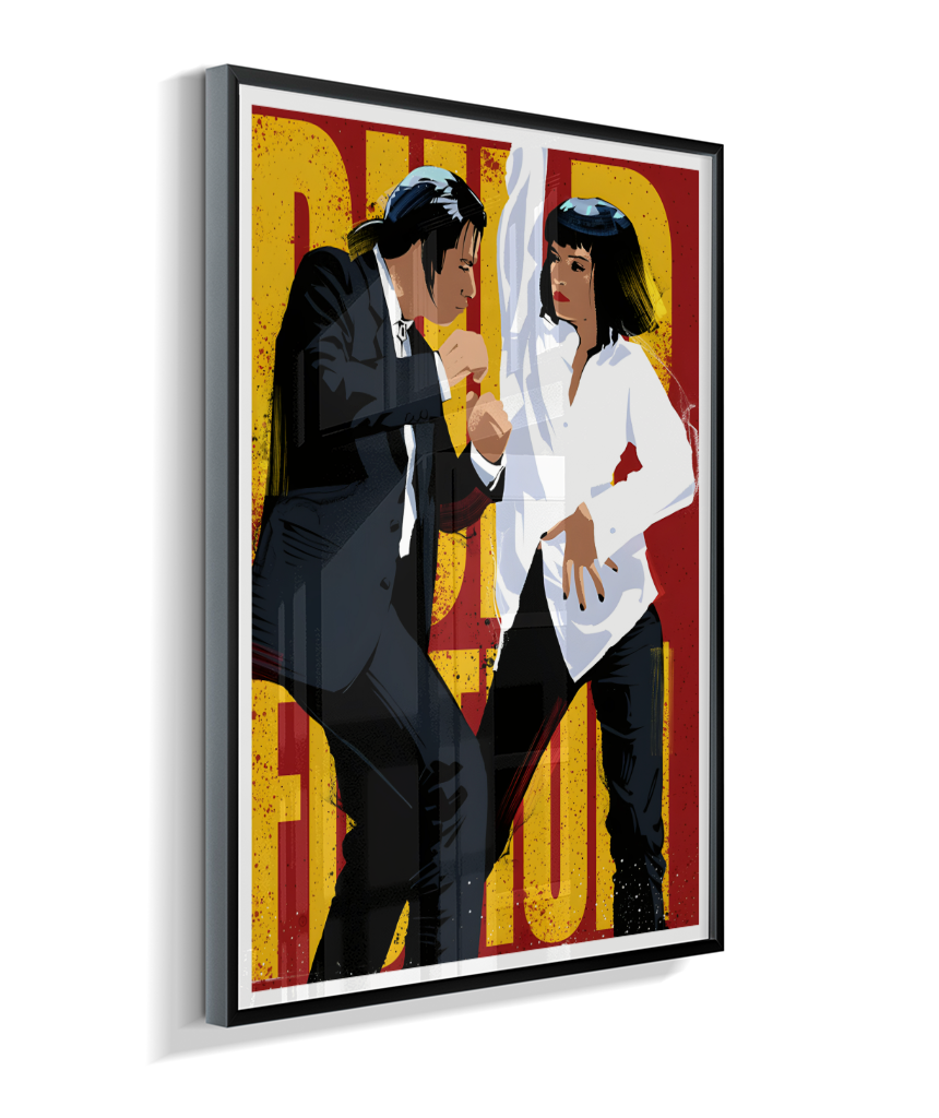 Quadro Decorativo Pulp Fiction Dança Twist