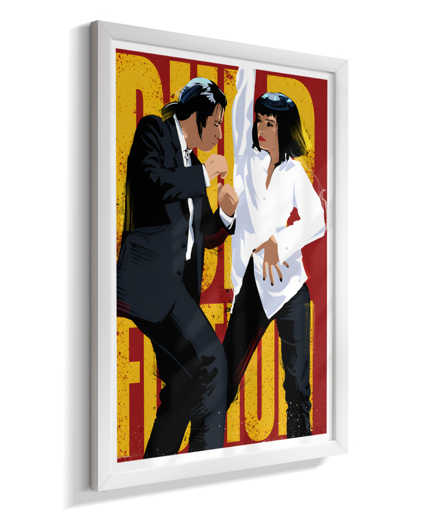 Quadro Decorativo Pulp Fiction Dança Twist