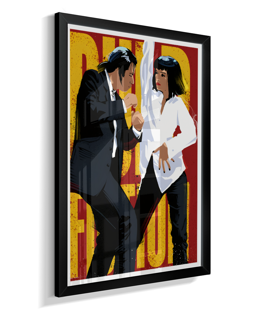Quadro Decorativo Pulp Fiction Dança Twist