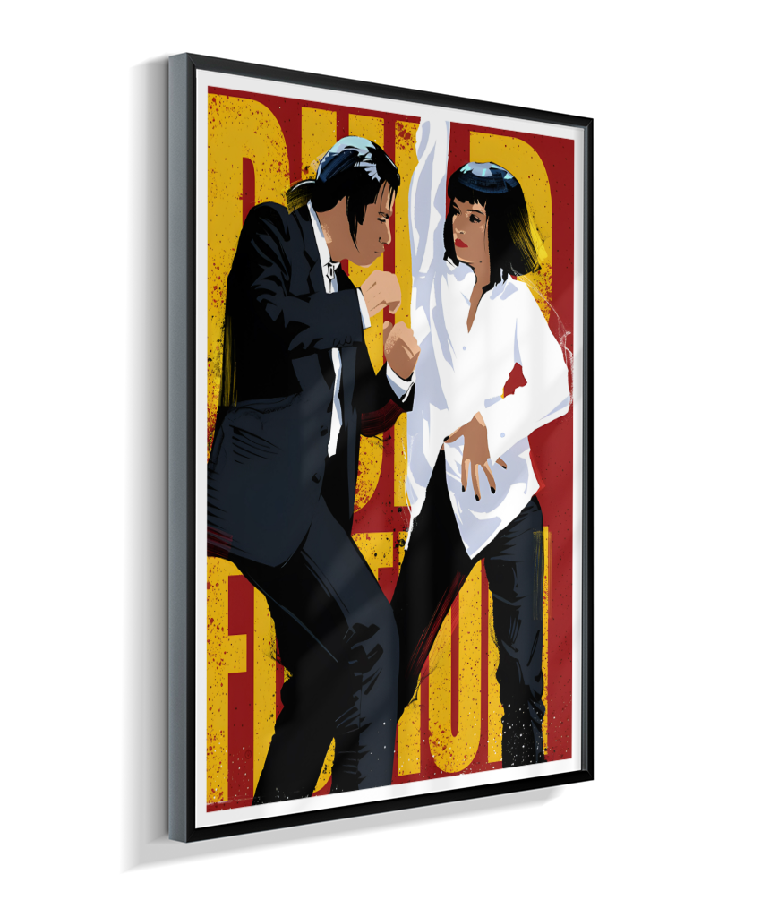 Quadro Decorativo Pulp Fiction Dança Twist