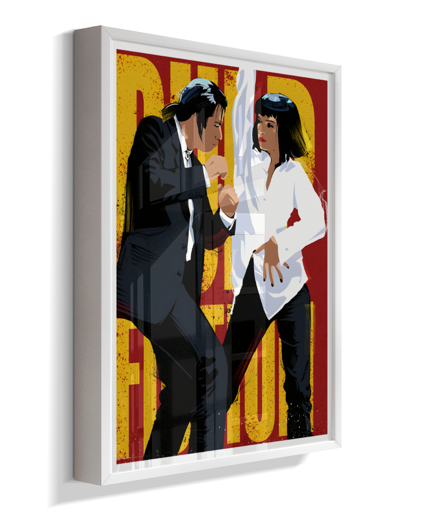 Quadro Decorativo Pulp Fiction Dança Twist