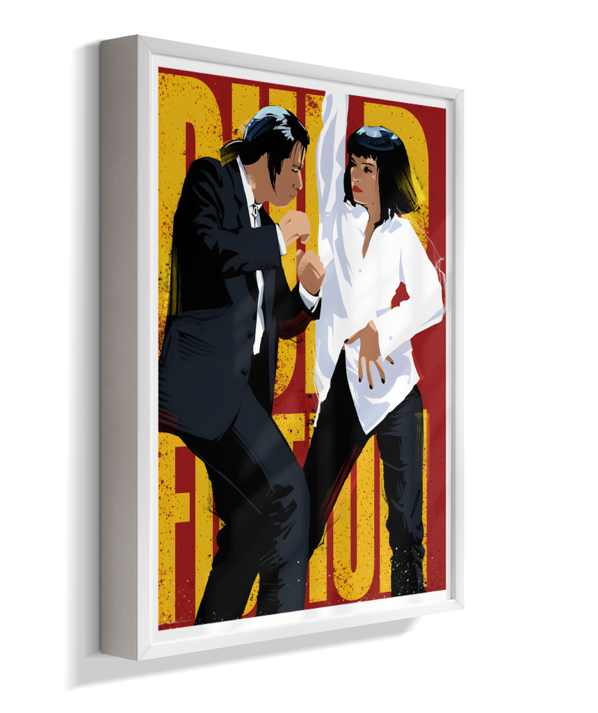 Quadro Decorativo Pulp Fiction Dança Twist