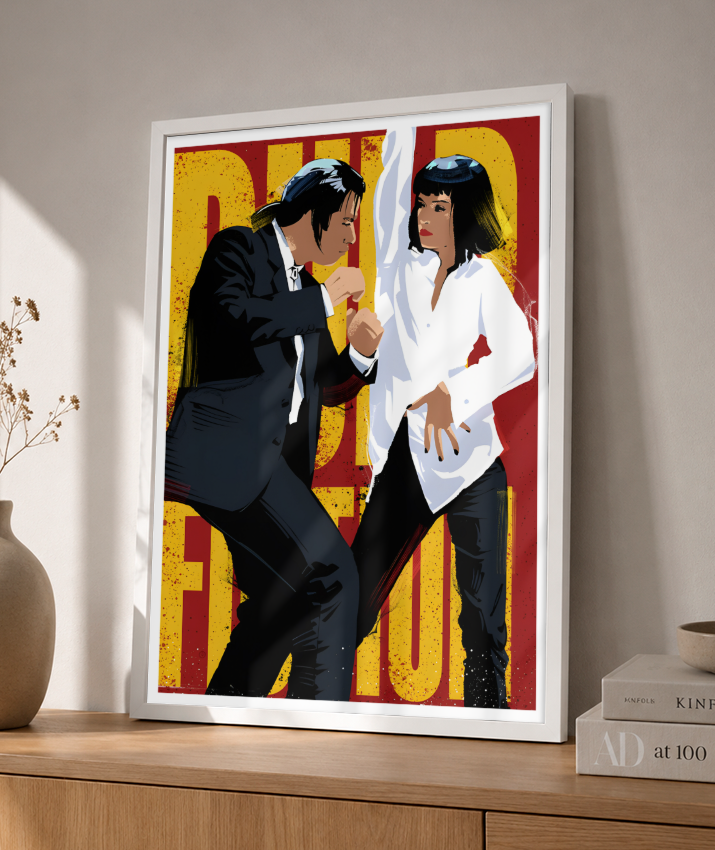 Quadro Decorativo Pulp Fiction Dança Twist