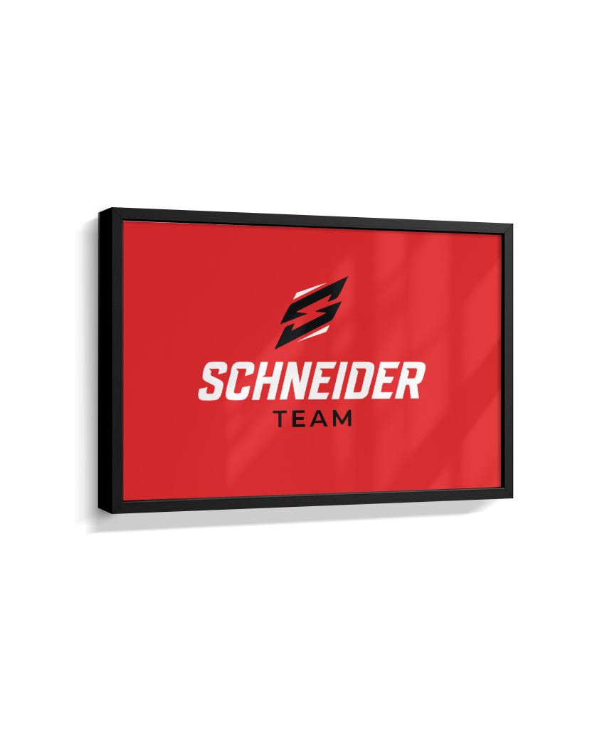 Quadro schneider team vermelho