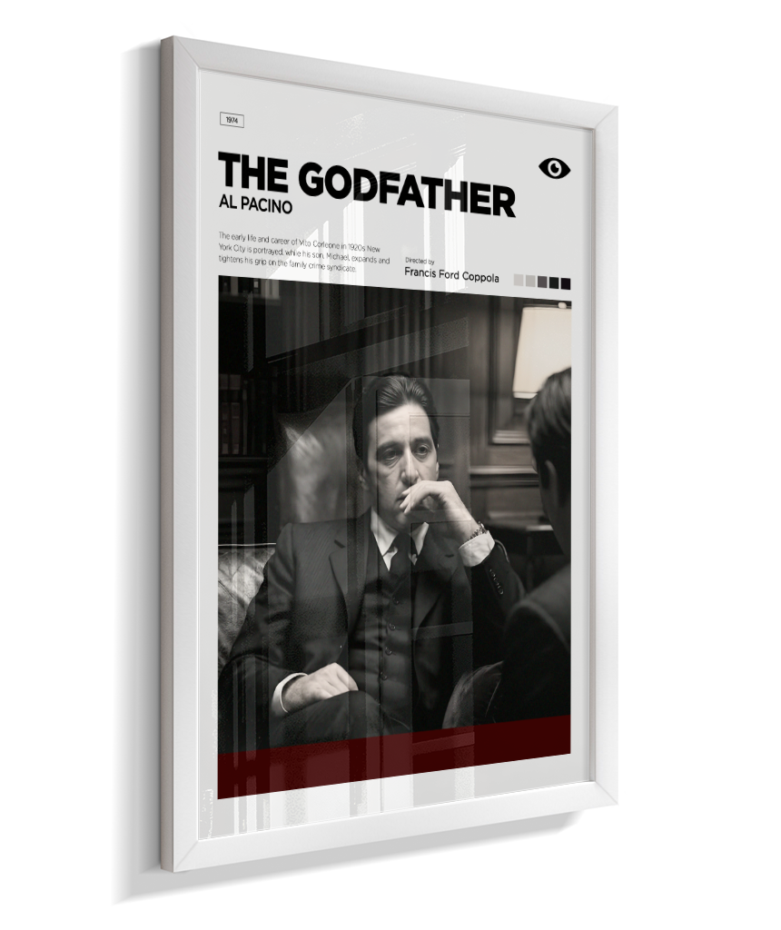 Quadro Decorativo The Godfather - Michael Corleone Concept