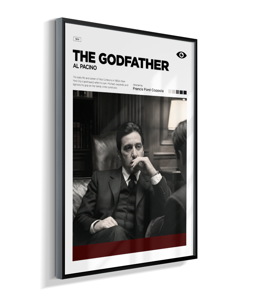 Quadro Decorativo The Godfather - Michael Corleone Concept