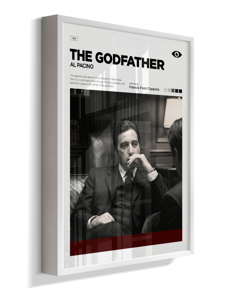 Quadro Decorativo The Godfather - Michael Corleone Concept