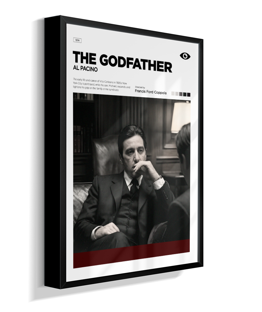 Quadro Decorativo The Godfather - Michael Corleone Concept