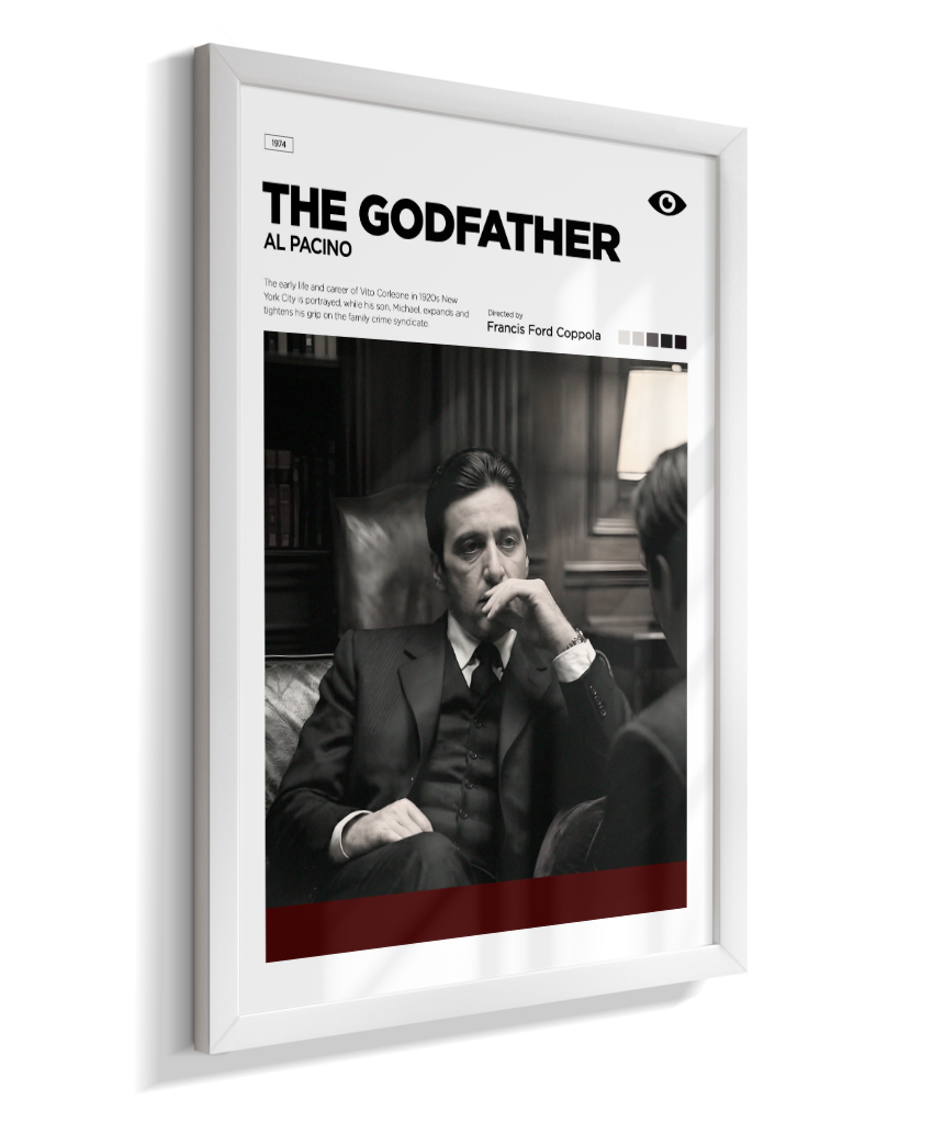 Quadro Decorativo The Godfather - Michael Corleone Concept
