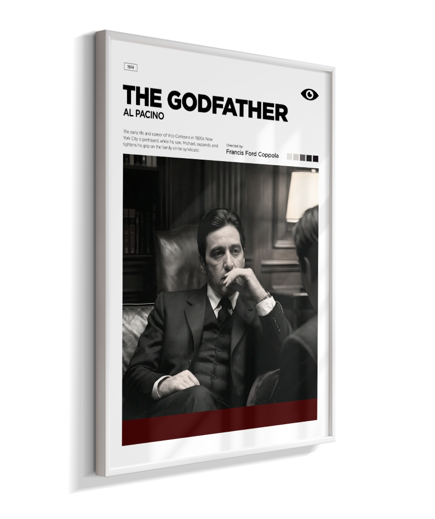 Quadro Decorativo The Godfather - Michael Corleone Concept