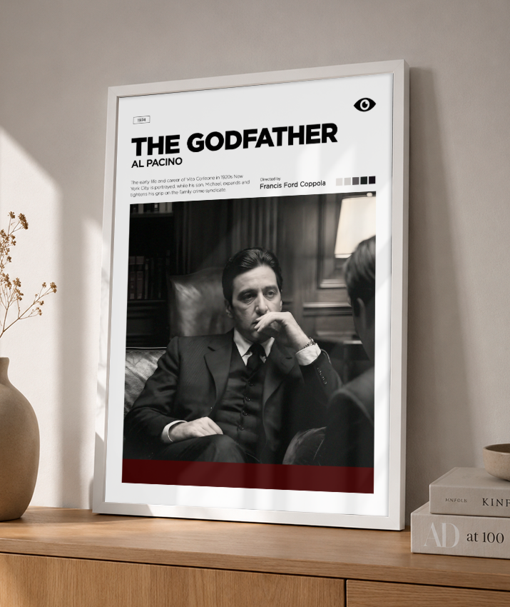 Quadro Decorativo The Godfather - Michael Corleone Concept