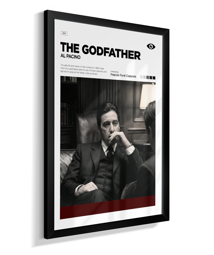 Quadro Decorativo The Godfather - Michael Corleone Concept