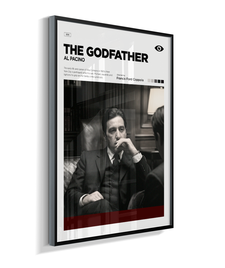 Quadro Decorativo The Godfather - Michael Corleone Concept