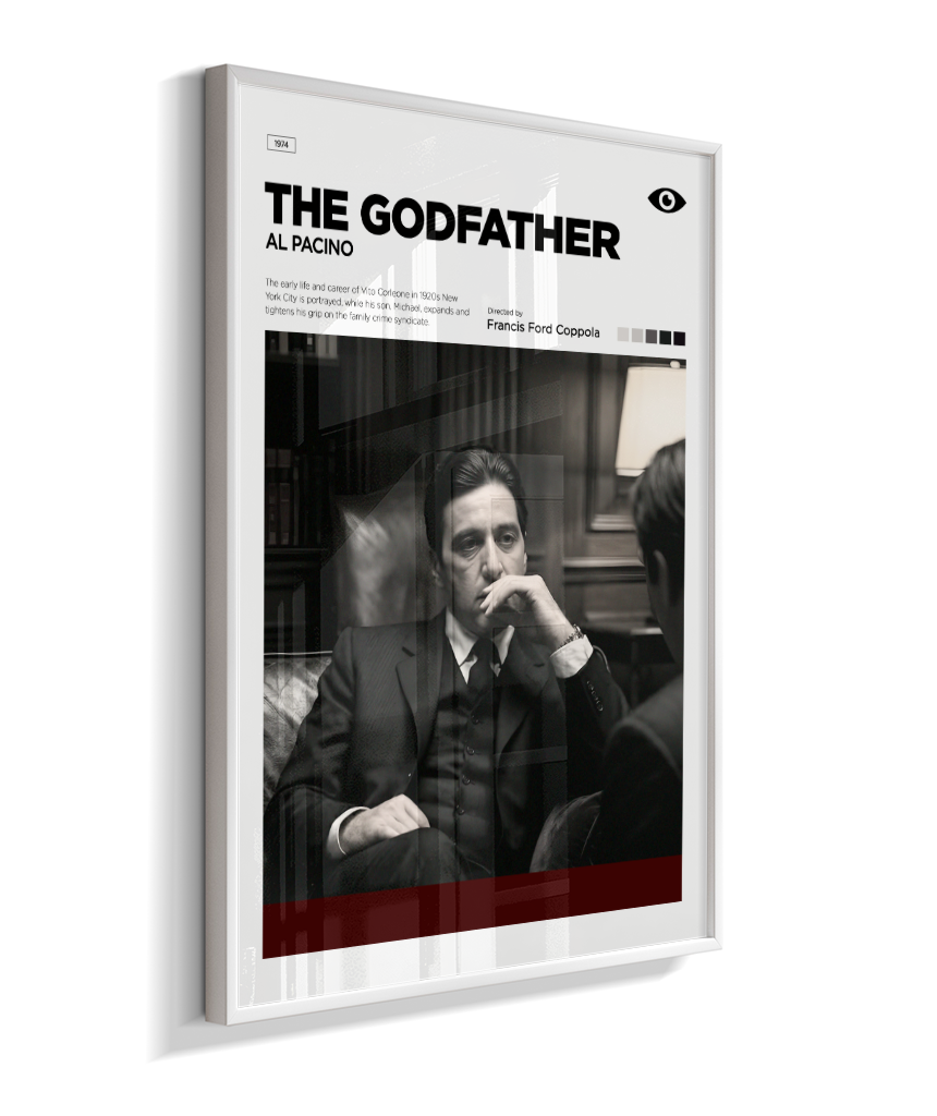 Quadro Decorativo The Godfather - Michael Corleone Concept