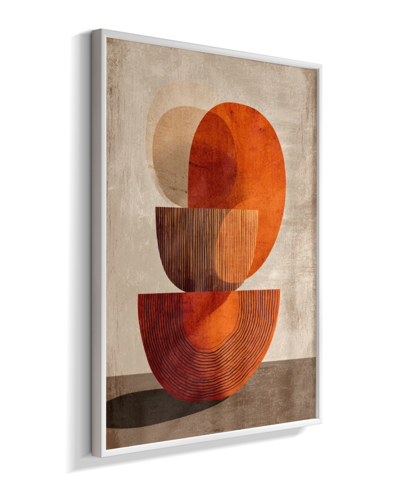 Quadro retangular abstrato