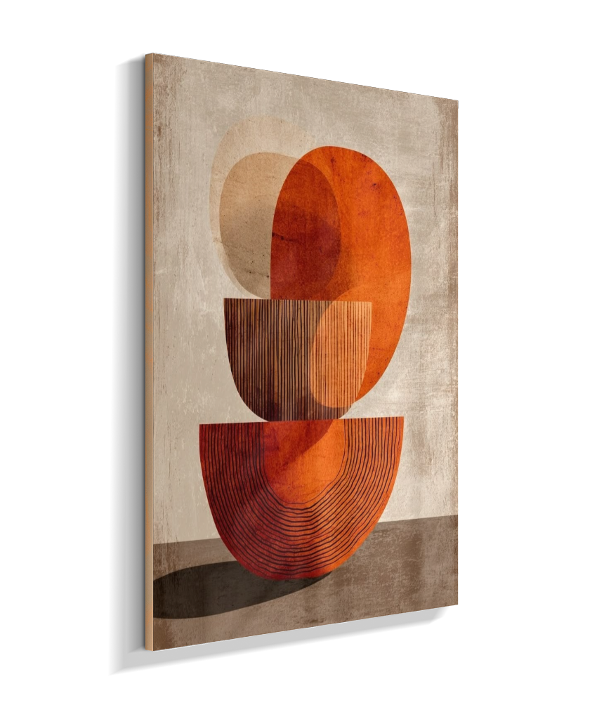 Quadro retangular abstrato