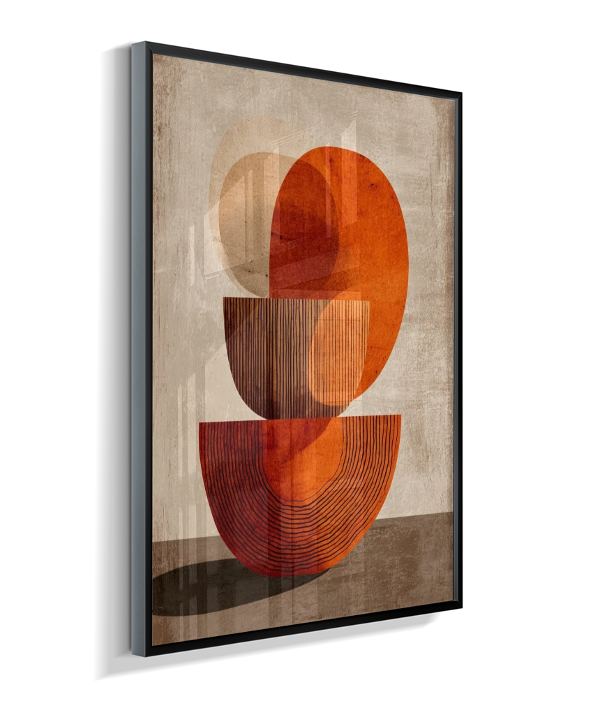 Quadro retangular abstrato