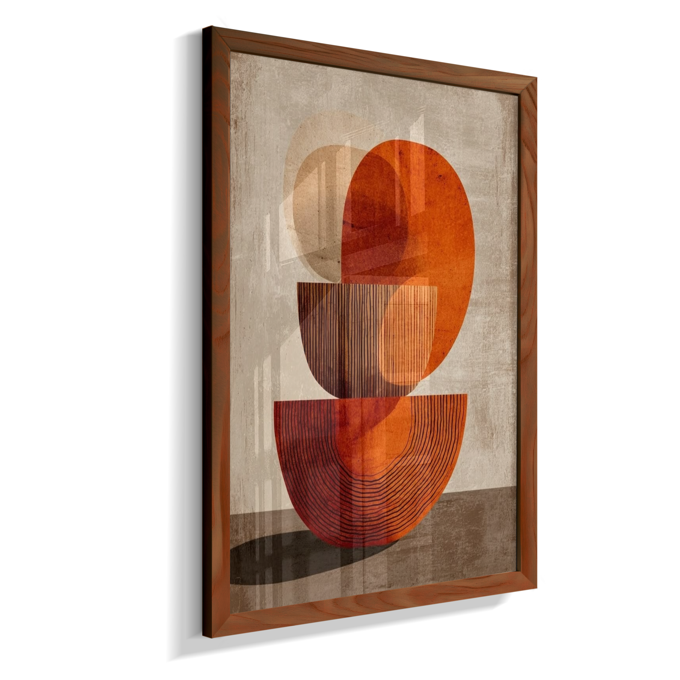 Quadro retangular abstrato
